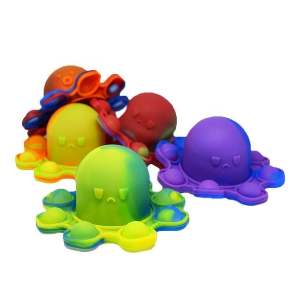 Chaveiro Polvo Reversível Fidget Antistress Sensorial - Top Total Imagem de Chaveiro Polvo Reversível Fidget Antistress Sensorial