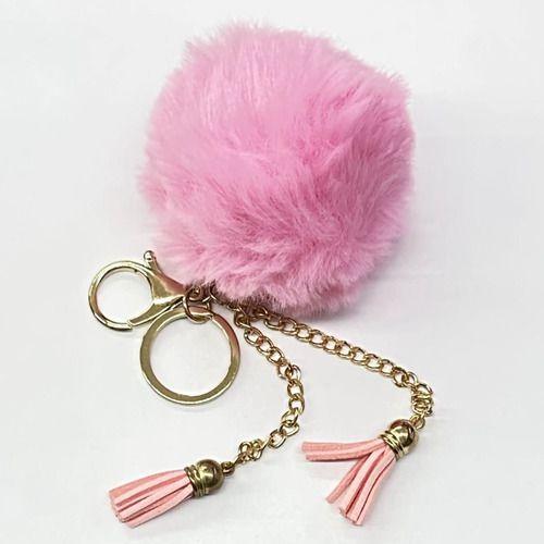 Imagem de Chaveiro Pompom Com 2 Bolas 8cm Decoração Pingente