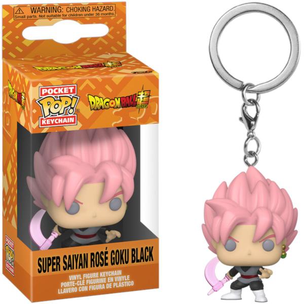 Imagem de Chaveiro Pop! Dragão Ball Super- Super Saiyan Rosé Goku Black Segurando Uma Foice