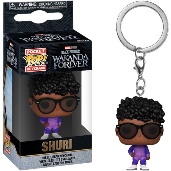 Imagem de Chaveiro Pop! Marvel Pantera Negra: Wakanda Para Sempre - Shuri Com óculos