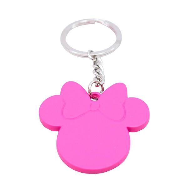 Imagem de Chaveiro Rosa Rosto Minnie - Disney