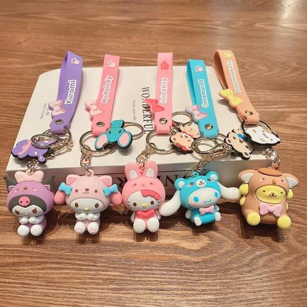 Imagem de Chaveiro Sanrio Hello Kitty - Boneca de Pelúcia para Meninas e Crianças