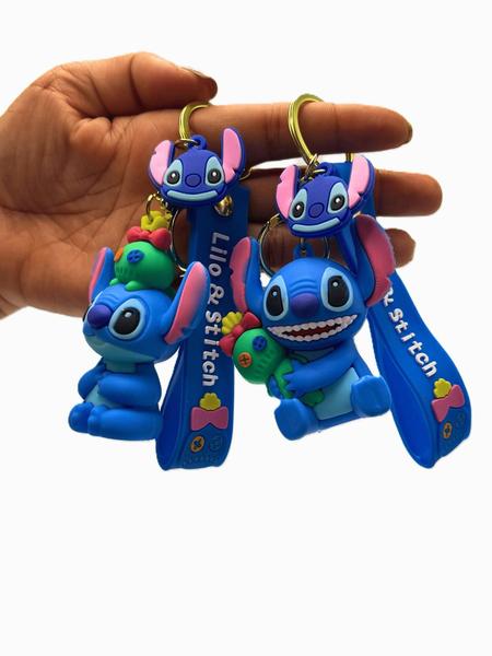 Imagem de Chaveiro Stitch 3D Disney Emborrachado Pingente Variado 8cm