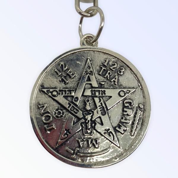 Imagem de Chaveiro Tetragramaton 10 Cm Metal - Escolha A Cor