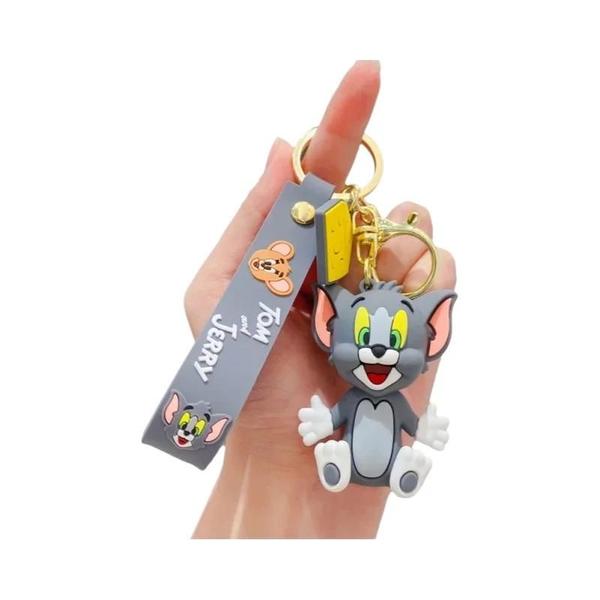 Imagem de Chaveiro Tom & Jerry - Pingente de Carro com Boneco de Gato e Mouse