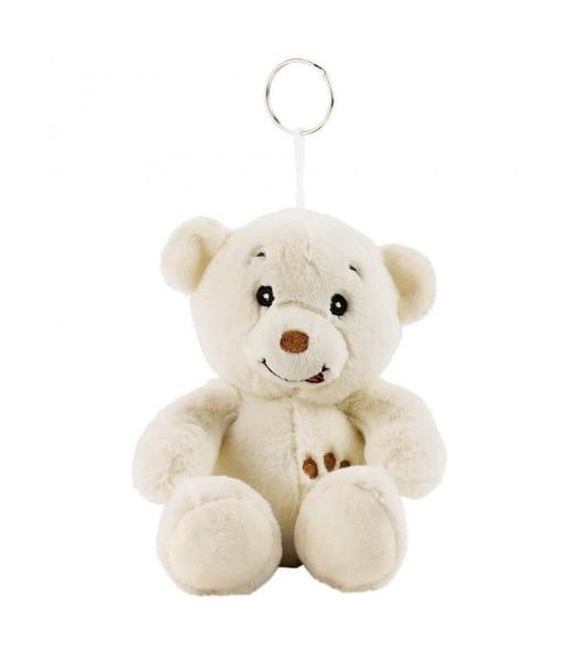 Chaveiro Urso Branco 15cm - Pelúcia - Taimes Imagem de Chaveiro Urso Branco 15cm - Pelúcia