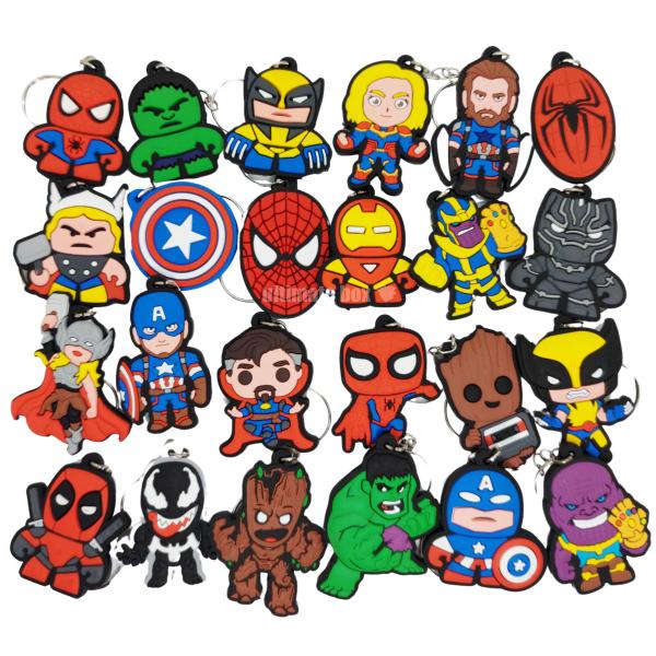 Imagem de Chaveiros de Borracha Geek Marvel