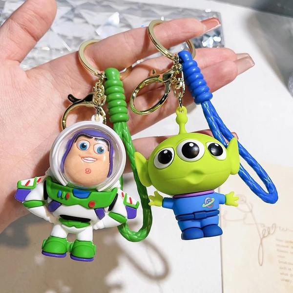 Imagem de Chaveiros Toy Story Disney - Buzz Lightyear, Woody, Lotso - Acessórios para Bolsa e Carro