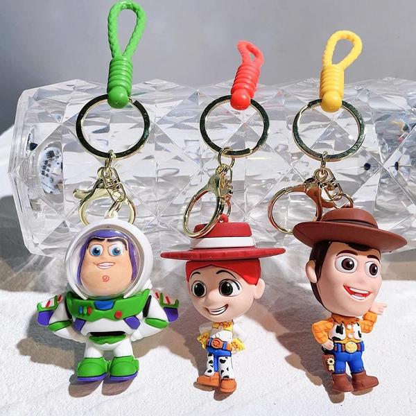 Imagem de Chaveiros Toy Story Disney - Buzz Lightyear, Woody, Lotso - Acessórios para Bolsa e Carro