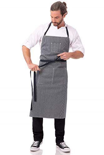 Imagem de Chef Works Unissex Portland Chefs Bib Apron, Indigo Blue, One Size