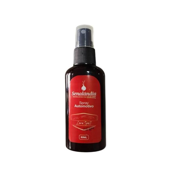 Imagem de Cheirinho de Carro Amor no Ar Odorizador Automotivo Aromatizador Spray 60ml Senalândia - Envio Já