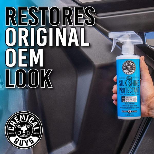 Imagem de Chemical Guys TVD_109_16 - Silk Shine Spray-able Dry-To-The-Touch Dressing For Pneus, Trim, Vinyl, Plastic and More (16 fl. Oz (Unidade Única))