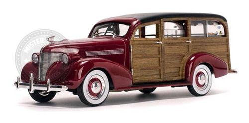 Imagem de Chevrolet Woody Wagon Surf 1939 Vermelha Sun Star 1/18