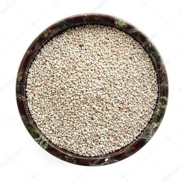 Chia Branca Grãos Vitalin 120g Imagem de Chia Branca Grãos Vitalin 120g