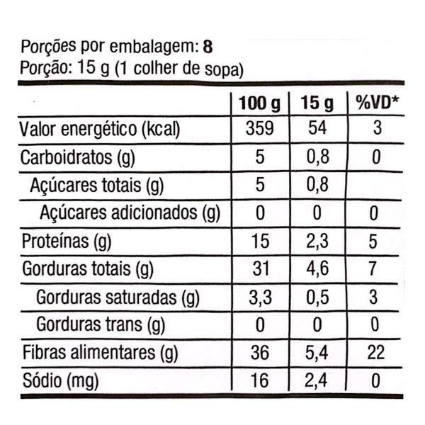 Imagem de Chia Em Grãos 120g Vitao