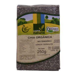 Chia Orgânica Orgânico Coopernatural 250g Imagem de Chia Orgânica Orgânico Coopernatural 250g