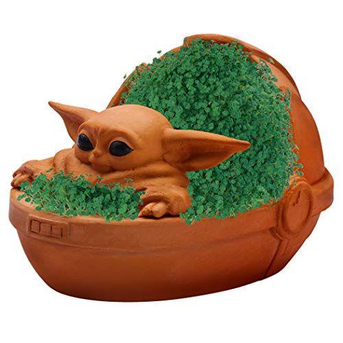 Chia Pet Bebê Yoda Edição Flutuante com Sementes - Fácil de Crescer e Decorativo Imagem de Chia Pet Bebê Yoda Edição Flutuante com Sementes - Fácil de Crescer e Decorativo