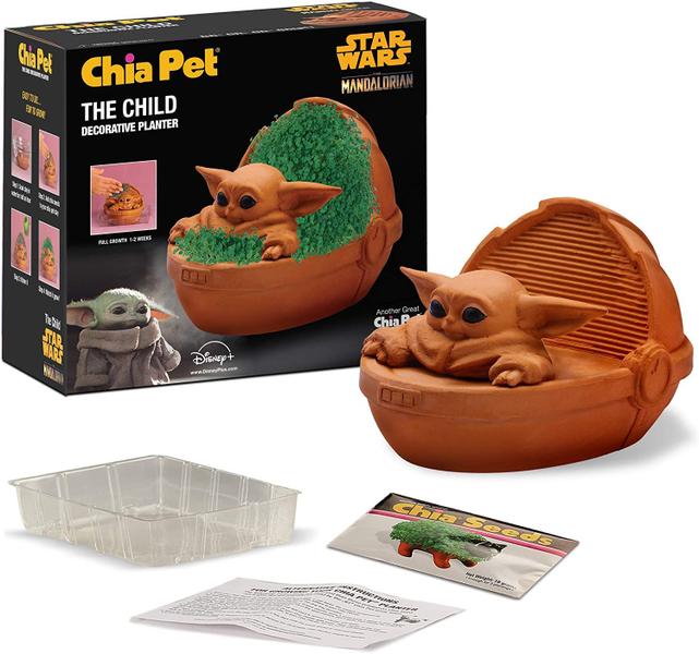 Chia Pet Bebê Yoda Edição Flutuante com Sementes - Fácil de Crescer e Decorativo Imagem de Chia Pet Bebê Yoda Edição Flutuante com Sementes - Fácil de Crescer e Decorativo