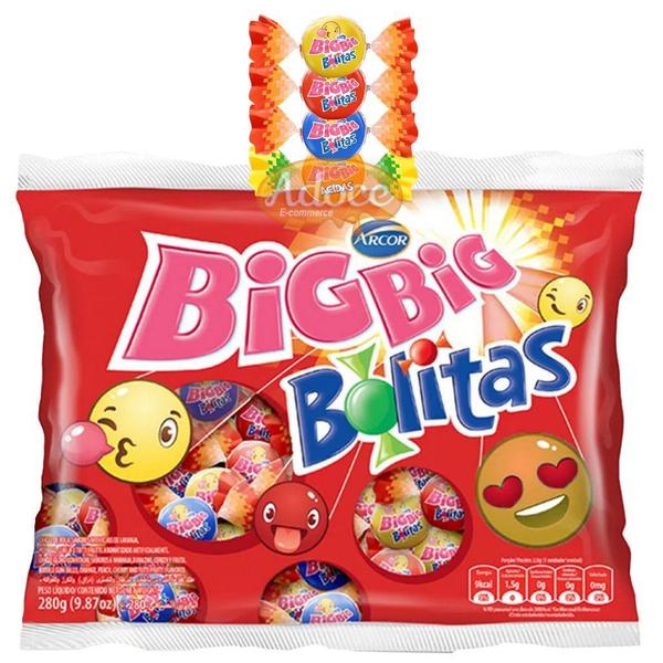 Imagem de Chicle big big bolitas 280g arcor