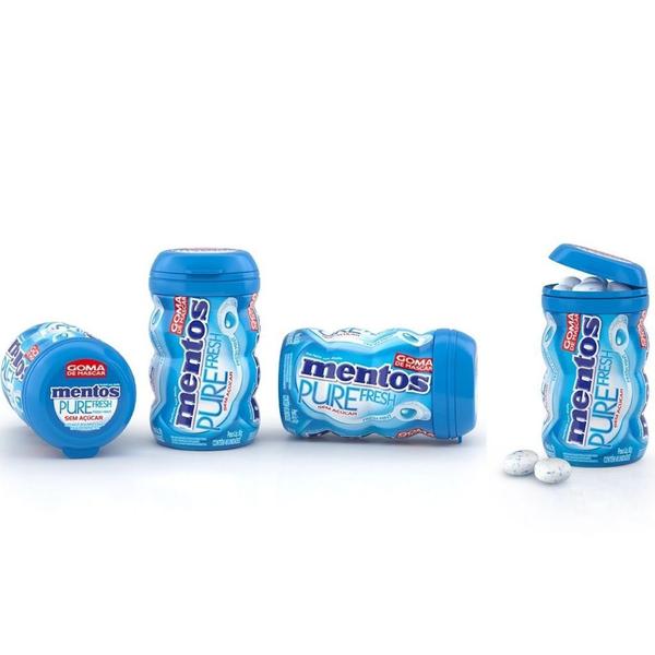 Imagem de Chicle mentos pure fresh big garrafa 6grx92g perfetti