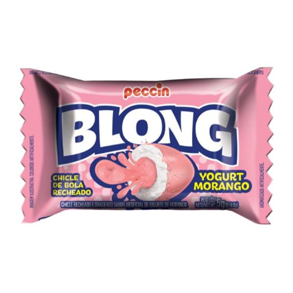 Imagem de Chicle Peccin Blong Yogurt Morango 200g 40un