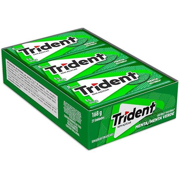 Imagem de Chiclete adams trident c/21 menta