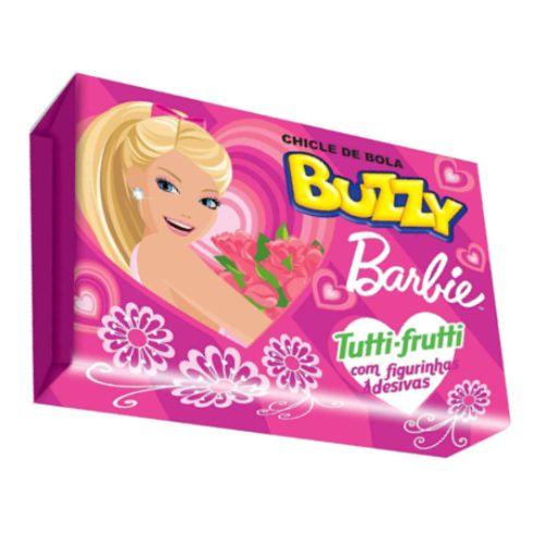 Imagem de Chiclete Barbie tutti frutti  c/ figurinhas  c/600un buzzy