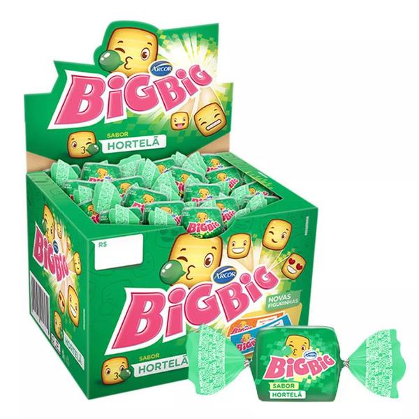 Chiclete Big Big Hortelã C/100un - Arcor Imagem de Chiclete Big Big Hortelã C/100un - Arcor