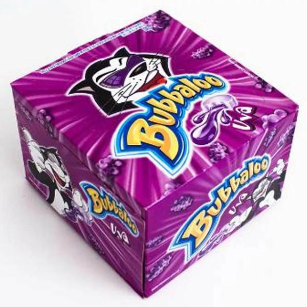 Chiclete Bubbaloo Uva C/60 - Adams Imagem de Chiclete Bubbaloo Uva C/60 - Adams