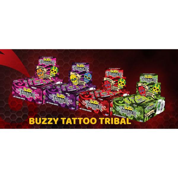 Imagem de Chiclete Buzzy Tribal Hortelã 400g - Riclan