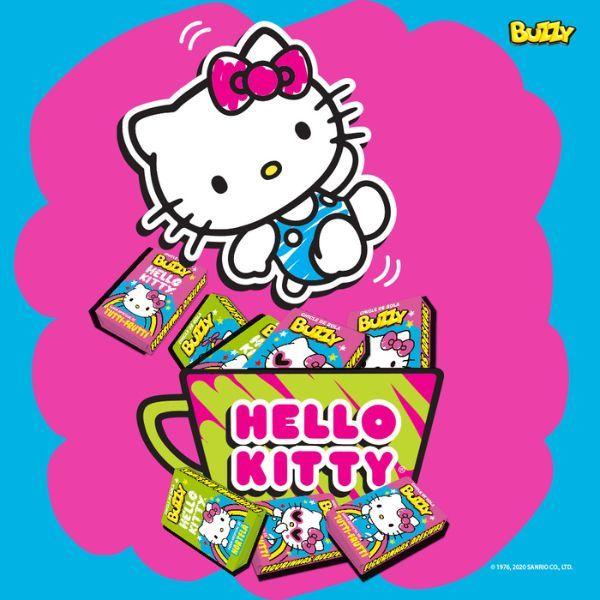 Imagem de Chiclete Hello Kitty Hortelã C/90 Buzzy