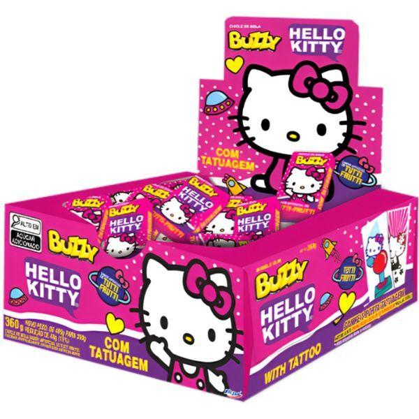 Imagem de Chiclete Hello Kitty Tutti Frutti C/90 Buzzy