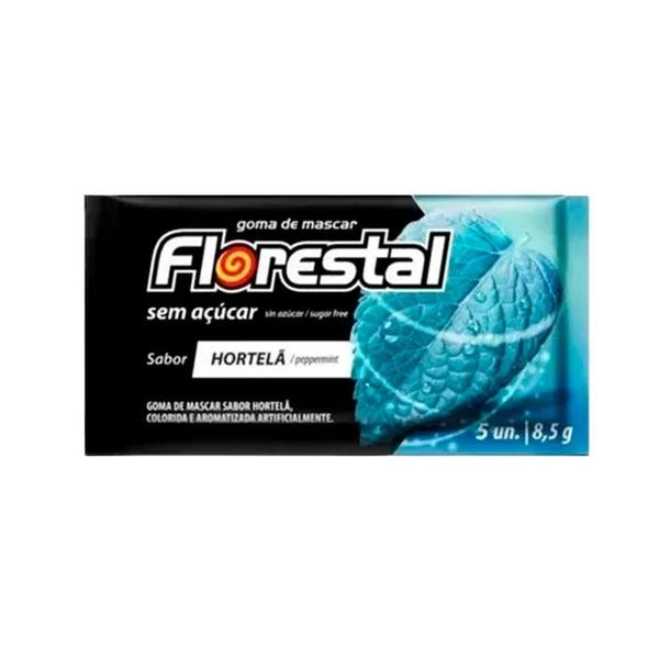 Imagem de Chiclete Hortelã Com 15 Unidades Sem Açúcar - Florestal