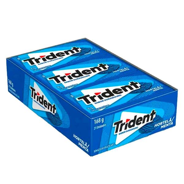 Imagem de Chiclete Hortelã/Menta Trident 168Gr c/21 Unid. - Mondelez