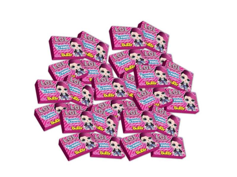 Imagem de Chiclete LOL Tutti Frutti Buzzy Caixa C/100und - 400g