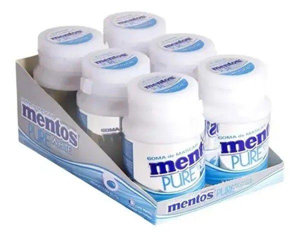 Imagem de Chiclete Mentos Garrafa Pure White Menta C/6un - Perfetti