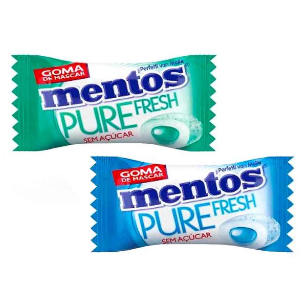 Imagem de Chiclete Mentos Pure Fresh sortido com 60 unidades