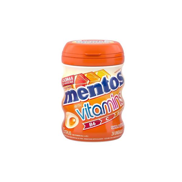 Imagem de Chiclete Mentos With Vitamins B6, C e B12 56g