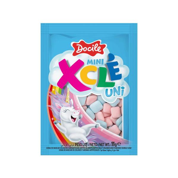 Chiclete Mini Xclé Tutti Frutti Unicórnio - 264g - Docile Imagem de Chiclete Mini Xclé Tutti Frutti Unicórnio - 264g
