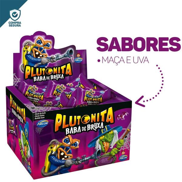 Imagem de Chiclete Plutonita Baba De Bruxa Display C/40 unidades - Arcor