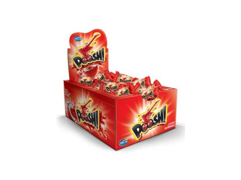 Chiclete Poosh Caixa C/40unid. - 200g - ARCOR Imagem de Chiclete Poosh Caixa C/40unid. - 200g