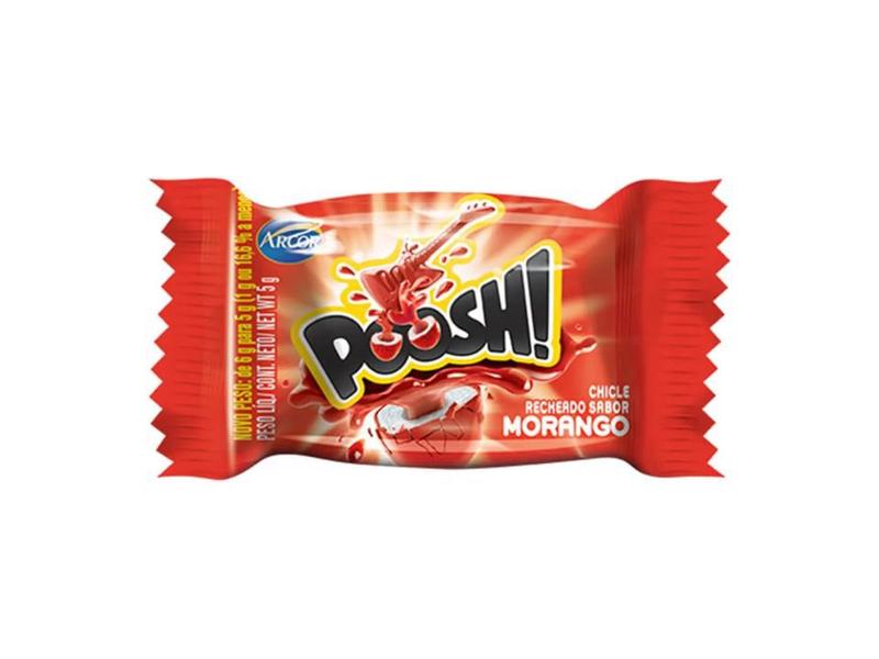 Chiclete Poosh Caixa C/40unid. - 200g - ARCOR Imagem de Chiclete Poosh Caixa C/40unid. - 200g