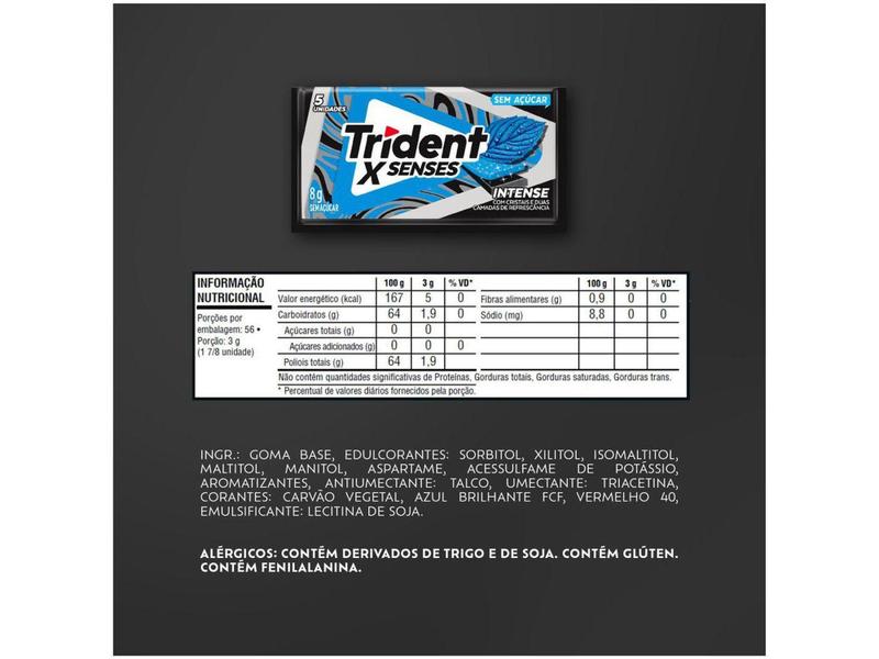 Imagem de Chiclete Trident 5s Fresh - Display com 21 Unidades de 8g