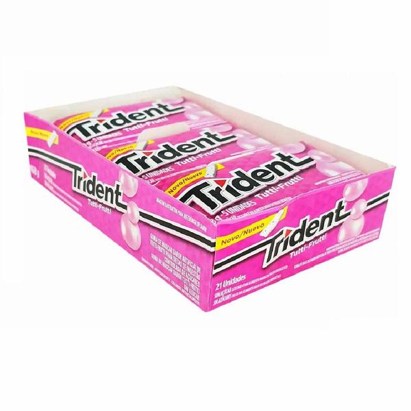 Chiclete Trident Caixa C/21un Diversos Sabores - Mondelez Imagem de Chiclete Trident Caixa C/21un Diversos Sabores