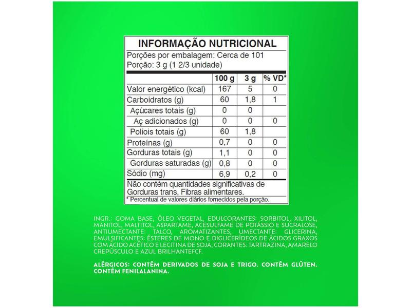 Imagem de Chiclete Trident Menta Sem Açúcar Display com 12 unidades de 25,2g