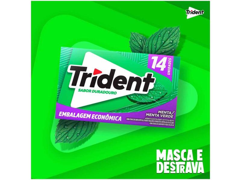Chiclete Trident X 14s Menta - Display com 12 Unidades 25,2g Imagem de Chiclete Trident X 14s Menta - Display com 12 Unidades 25,2g
