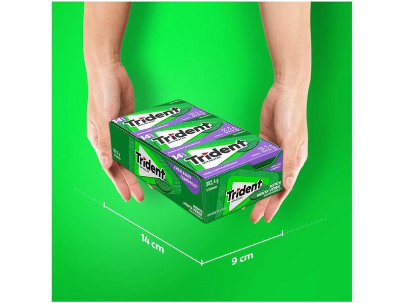 Chiclete Trident X 14s Menta - Display com 12 Unidades 25,2g Imagem de Chiclete Trident X 14s Menta - Display com 12 Unidades 25,2g