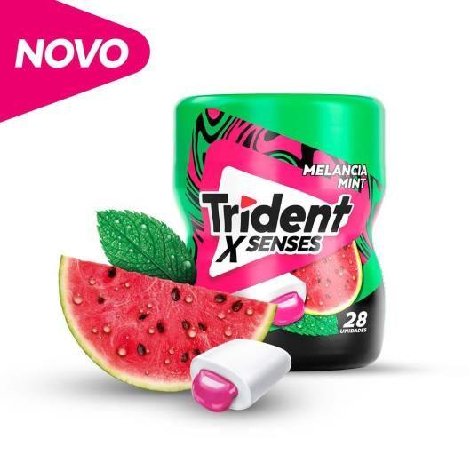 Imagem de Chiclete trident x senses melancia menta garrafa 54g