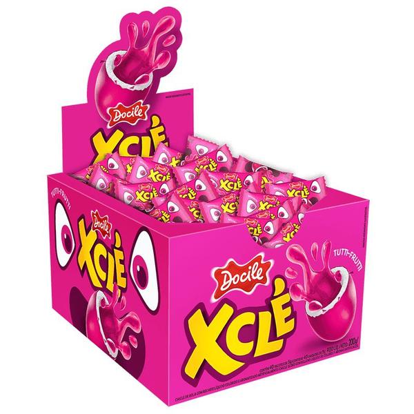 Chiclete X Clé Tutti Frutti Com 40 unidades - Docile Imagem de Chiclete X Clé Tutti Frutti Com 40 unidades - Docile