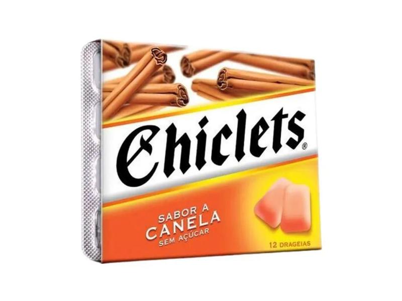 Chiclets Adams Canela Sem Açúcar Importado 16,8g Imagem de Chiclets Adams Canela Sem Açúcar Importado 16,8g